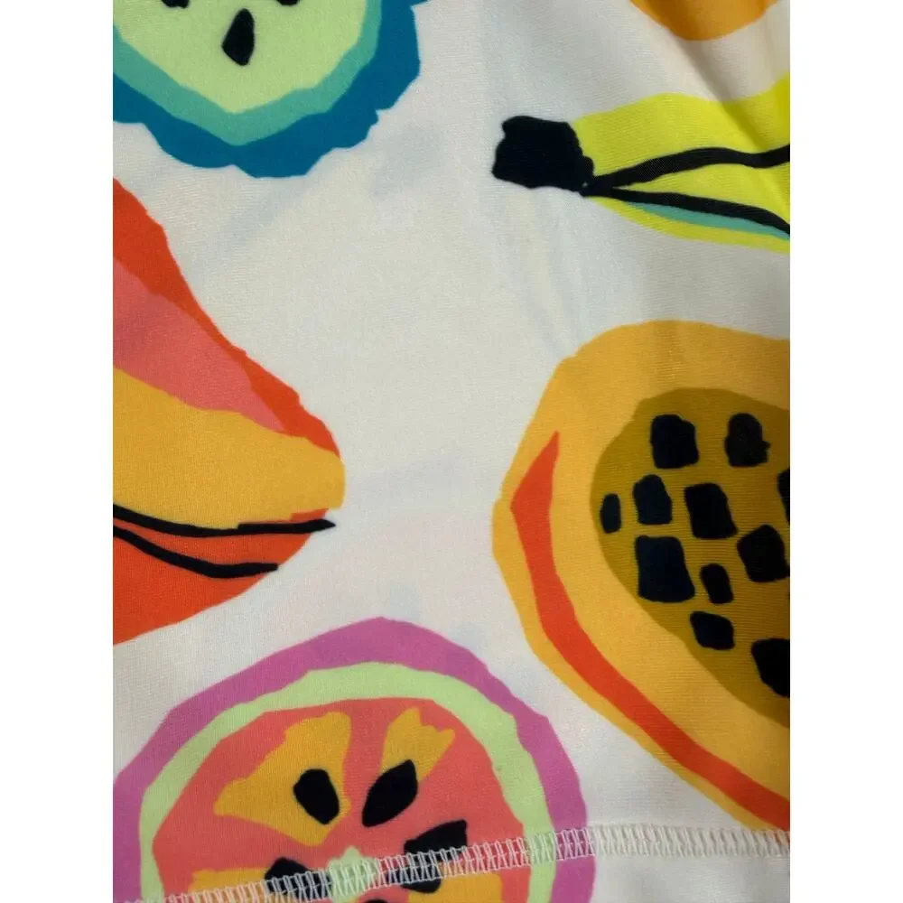 Tea Collection Fruit Print Rash Guard Swim Set Size 3
